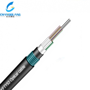 Loose Tube Non-metallic Strength Member Armored Underground Cable(GYFTY53)