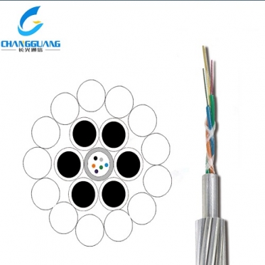 central stainless steel tube OPGW with single stranded layer